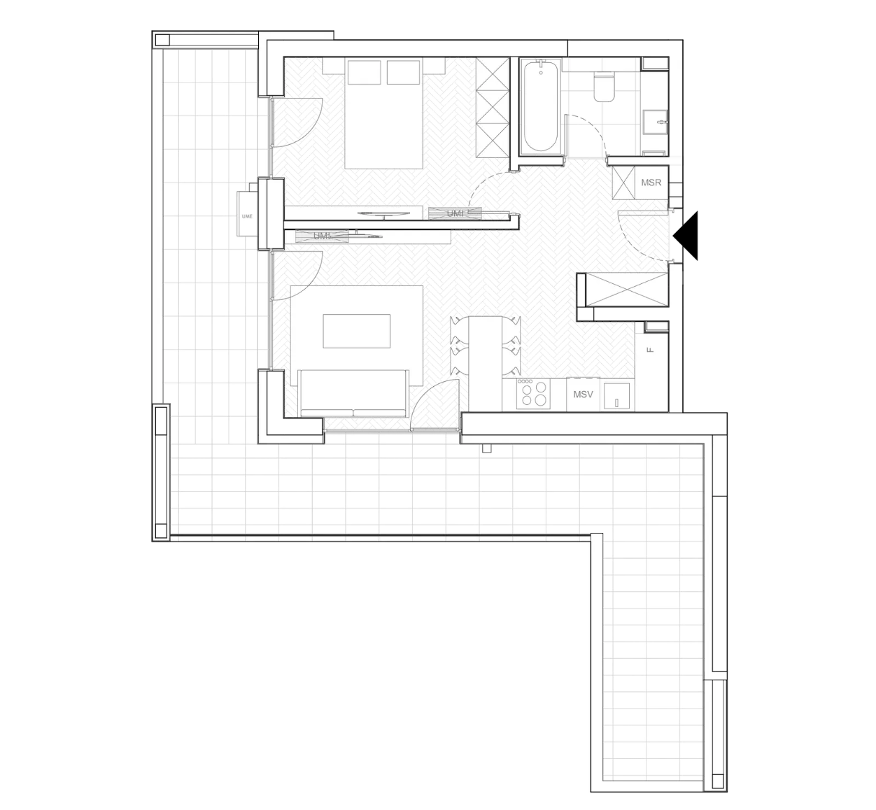 Apartament, 2 camere, PRIMA ASTERA, Vedere bulevard